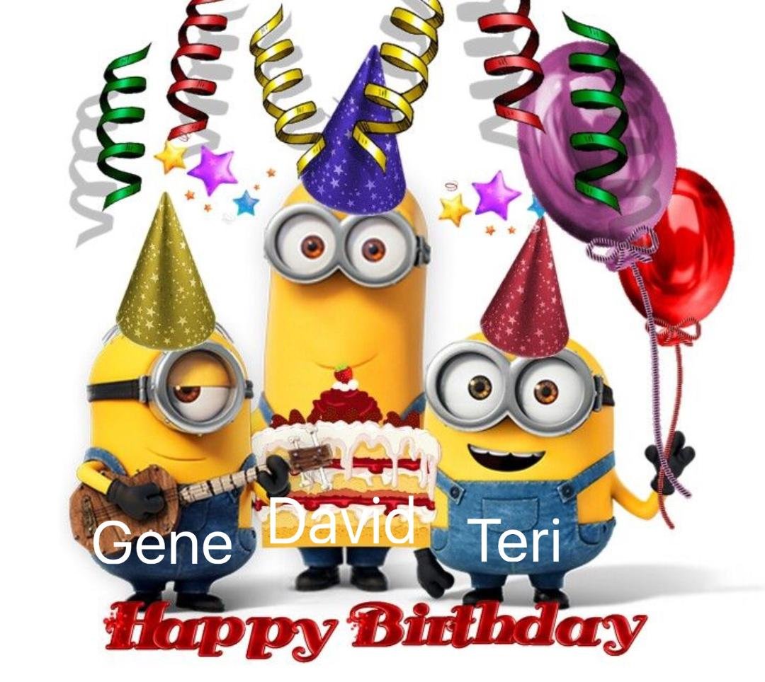 Extending my birthday wishes. Have a great day!!!