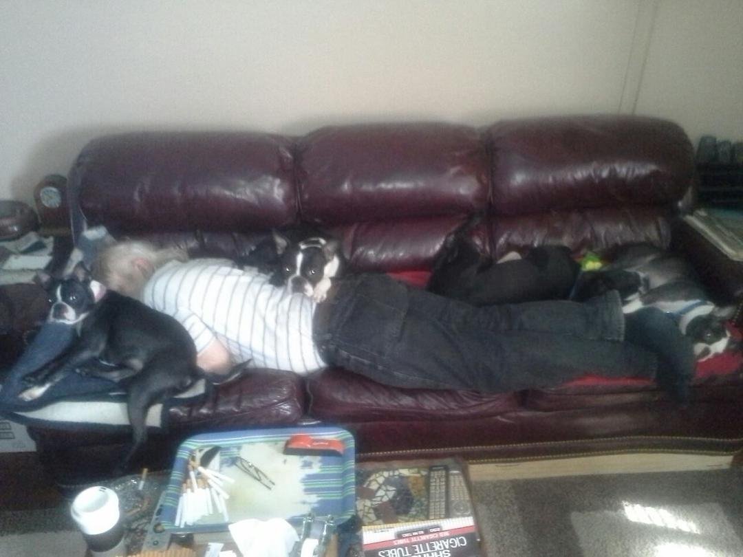 Nap TIME for Dad and the the 4 kids