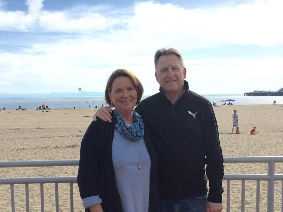 With my beautiful wife on her birthday at Capitola beach!❤️
