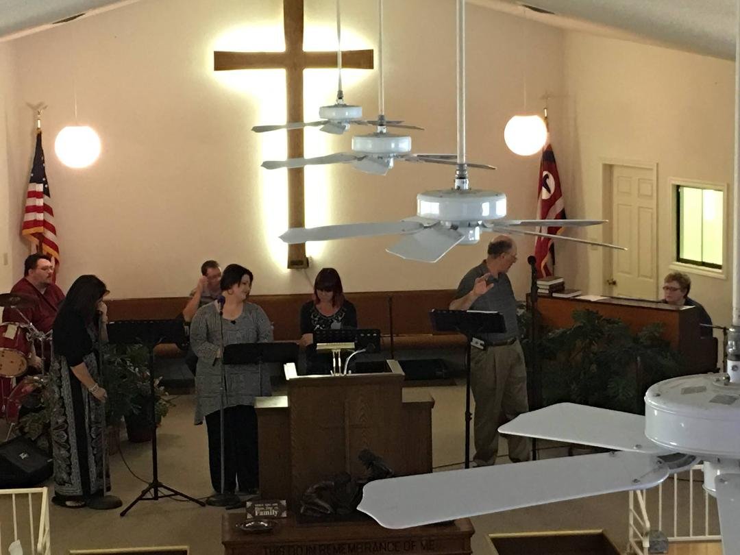 Praise Team practice for Easter service. These folks will bless you. They bless me every week!