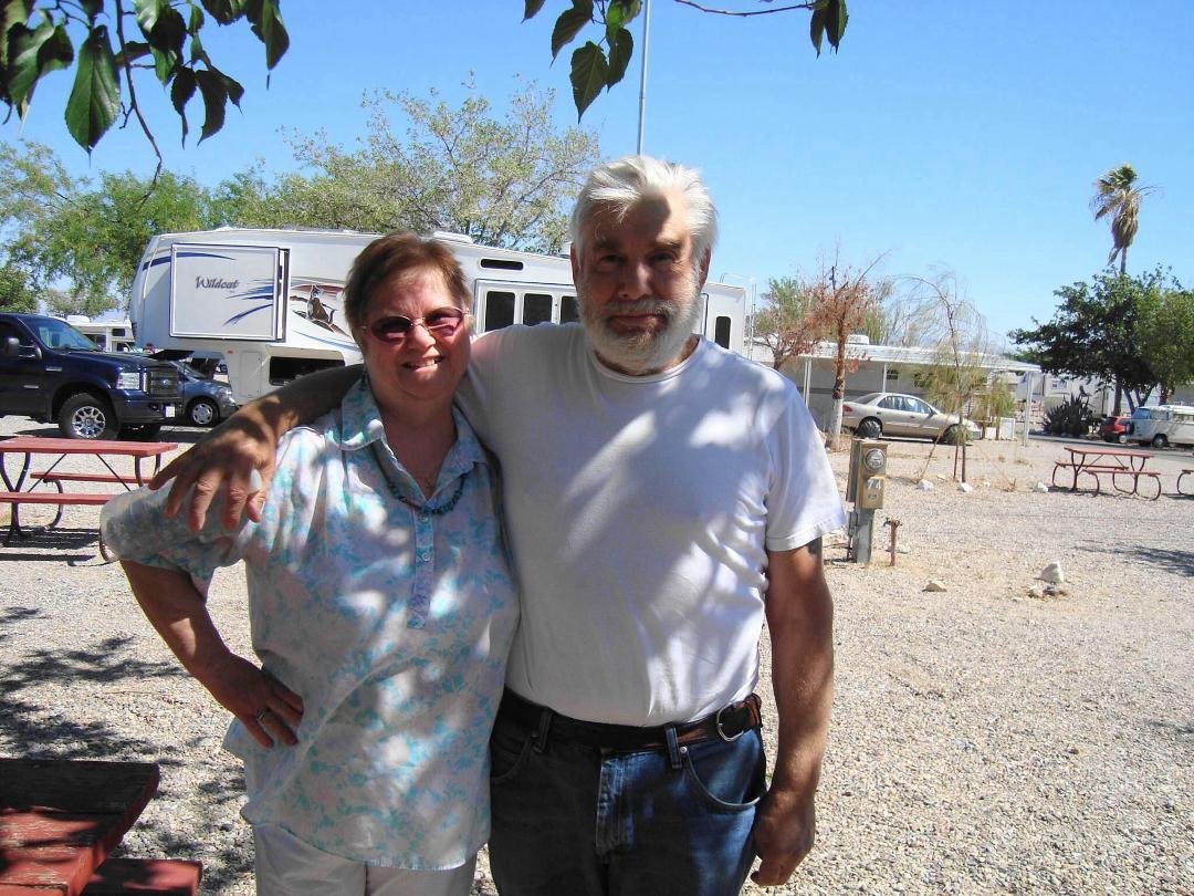 Our last picture of Bill and Barb.  In Tucson, Az May 2013.
