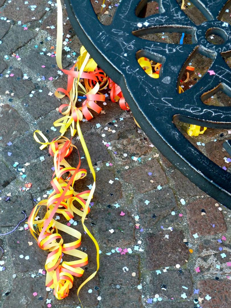 Pompeii - left over Mardi Gras