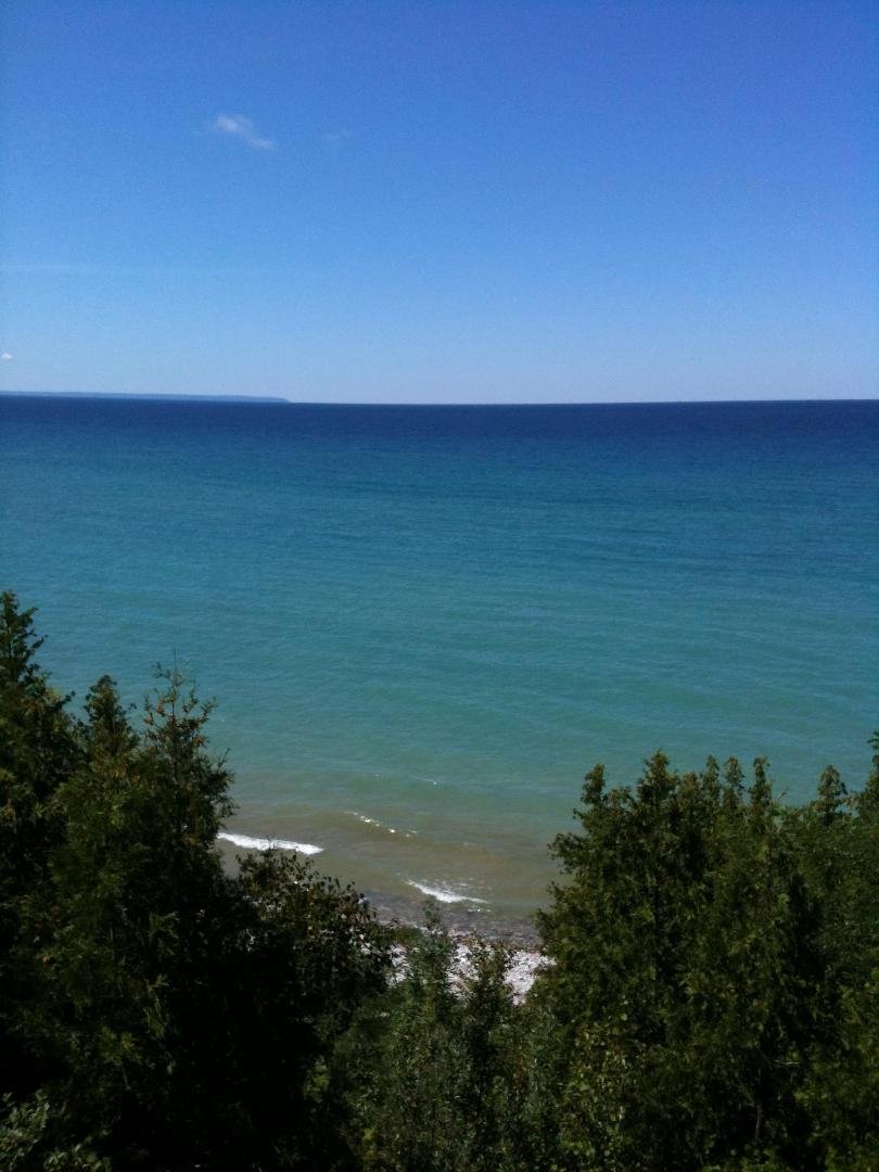 Lunch at Peterson Park on Lake Michigan.