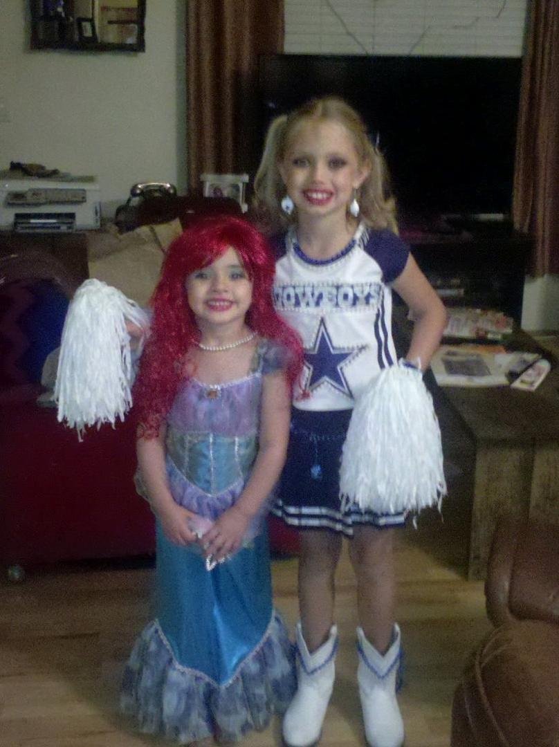 Little Mermaid and Cowboy Cheerleader cute Cute cute cute