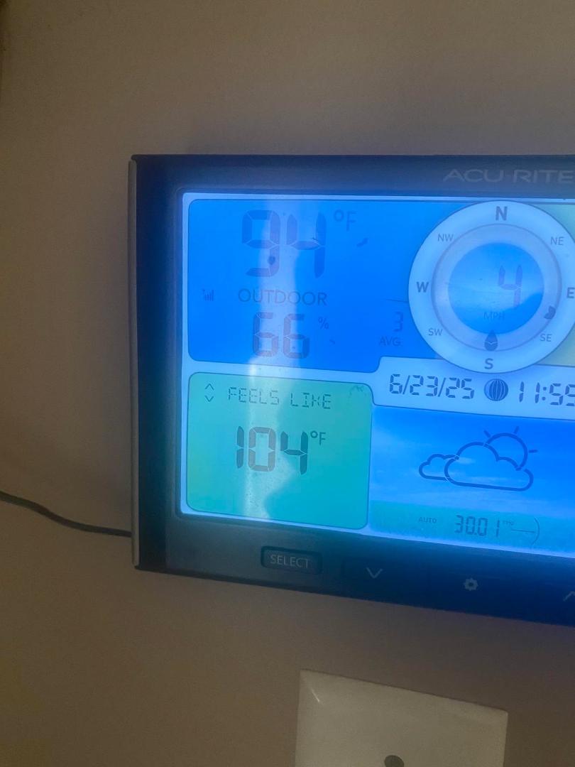 Warm today