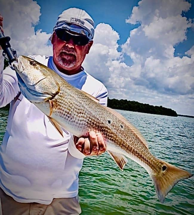 Fishing with capt. Ward & Brian G. In Estero bay