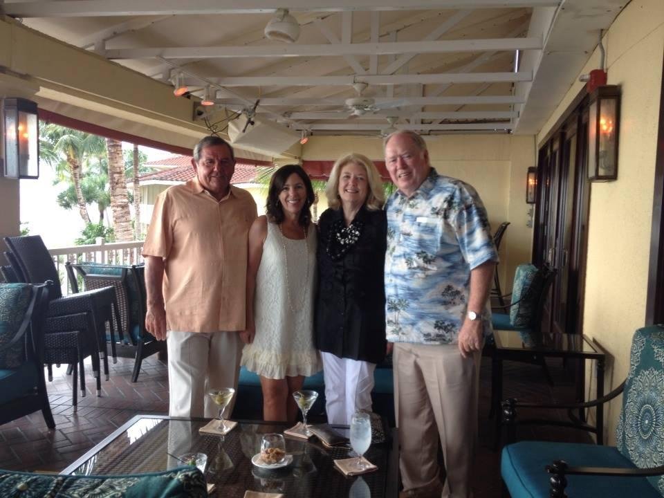 Dinner at Laplaya. Picture taken by our buddy Rolf.