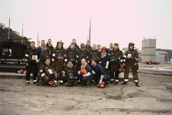 fire fight training in yoko