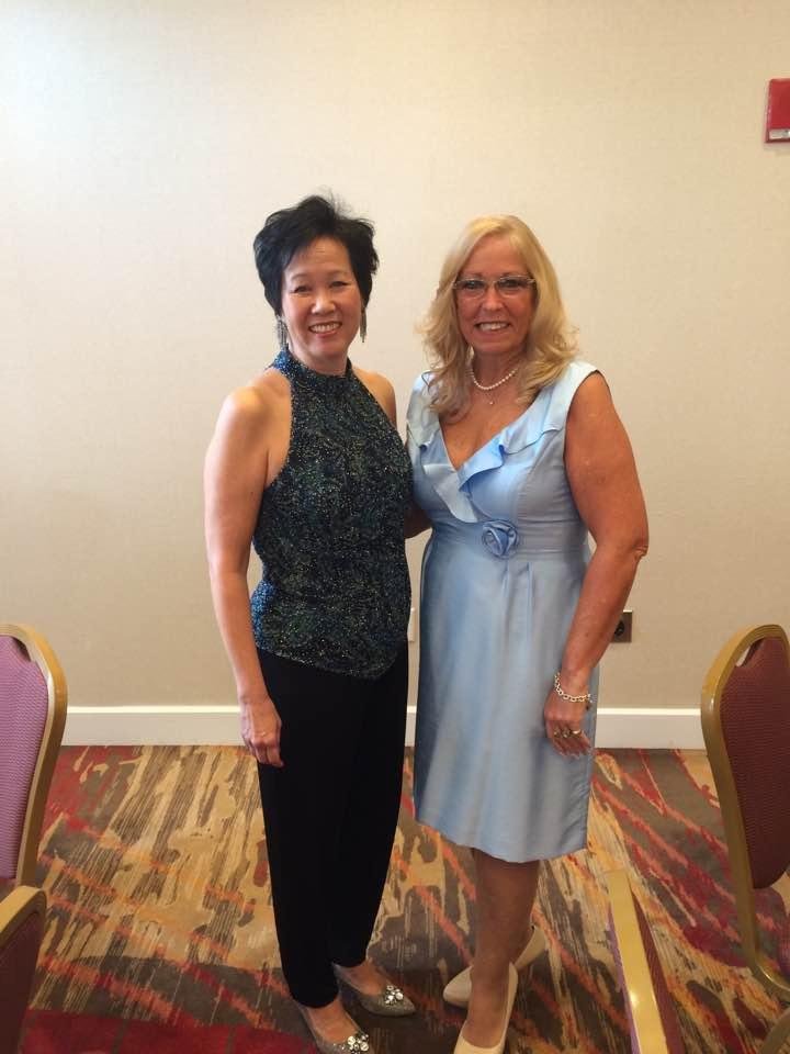Great reconnecting with Mia Iki Riddle, my K-5th grade best friend at our 45th high school reunion