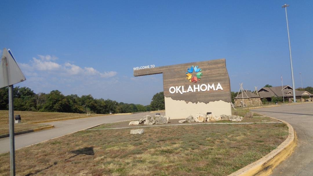 Entering Oklahoma
