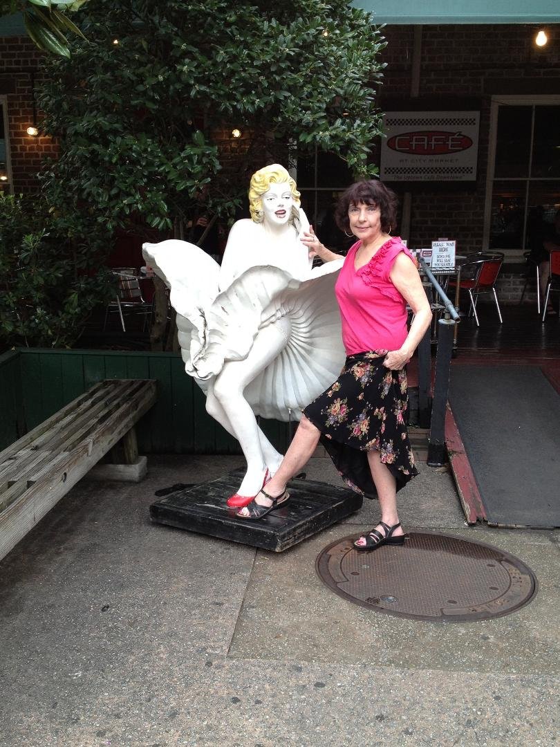 My mom when we visited Savannah,GA April 15,2013