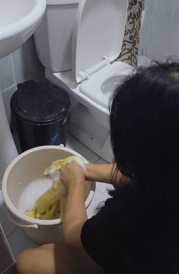 How Filapina's do laundry