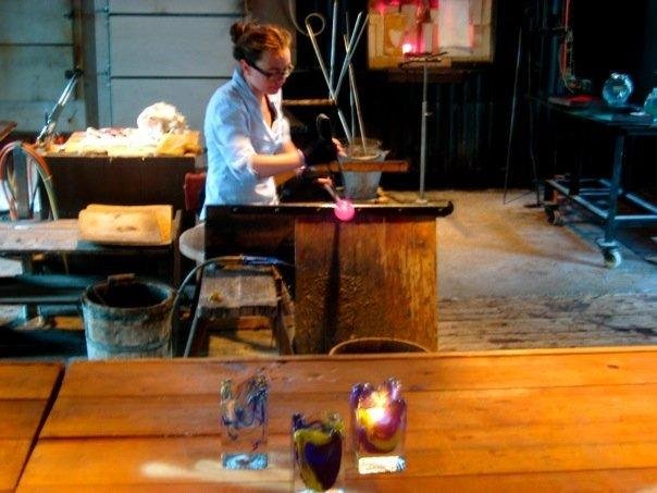 glassblowing at Skansen in Stockholm