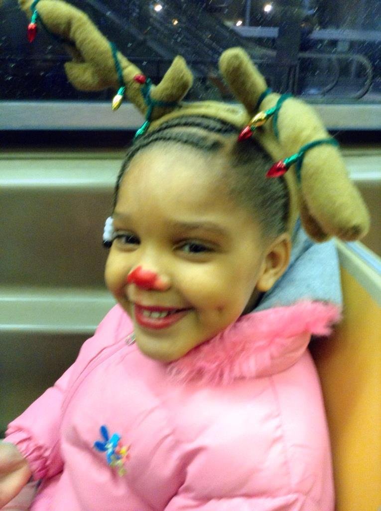 Look at my lil reindeer