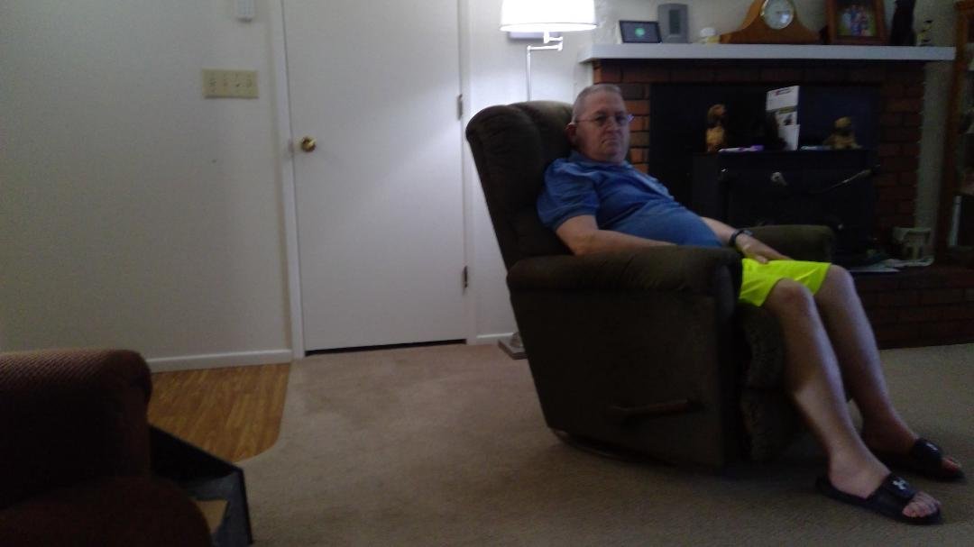 Gene and Alisa, here is your picture of grandpa. Just relaxing as usual