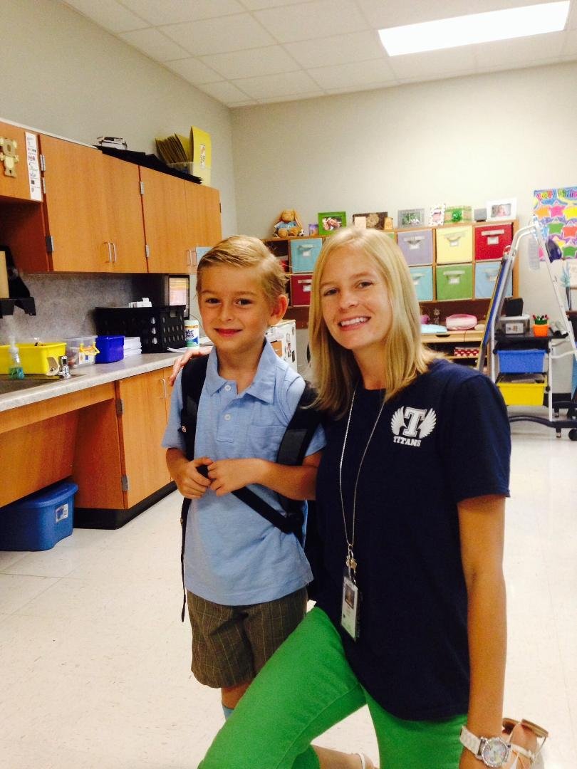 Michael's 1st Grade begins today!!!