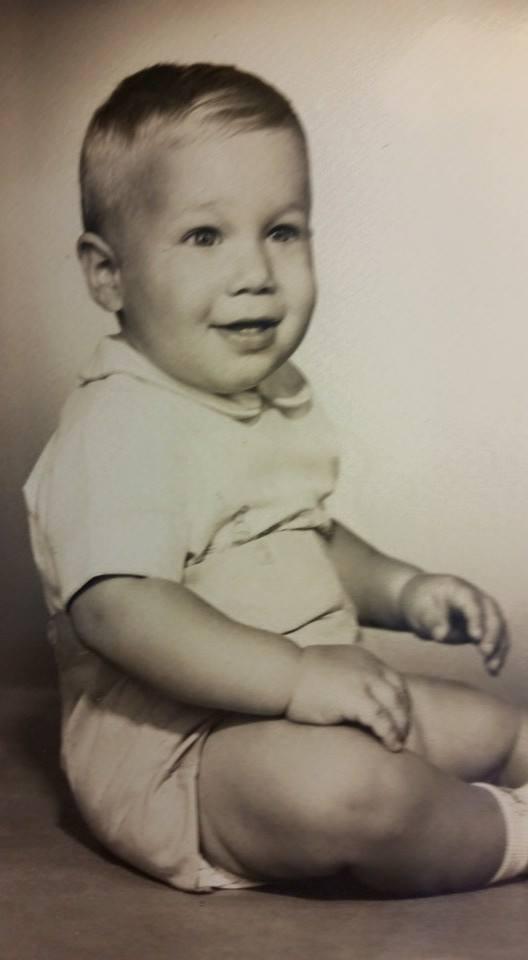 Bruce Scull when we both were young.