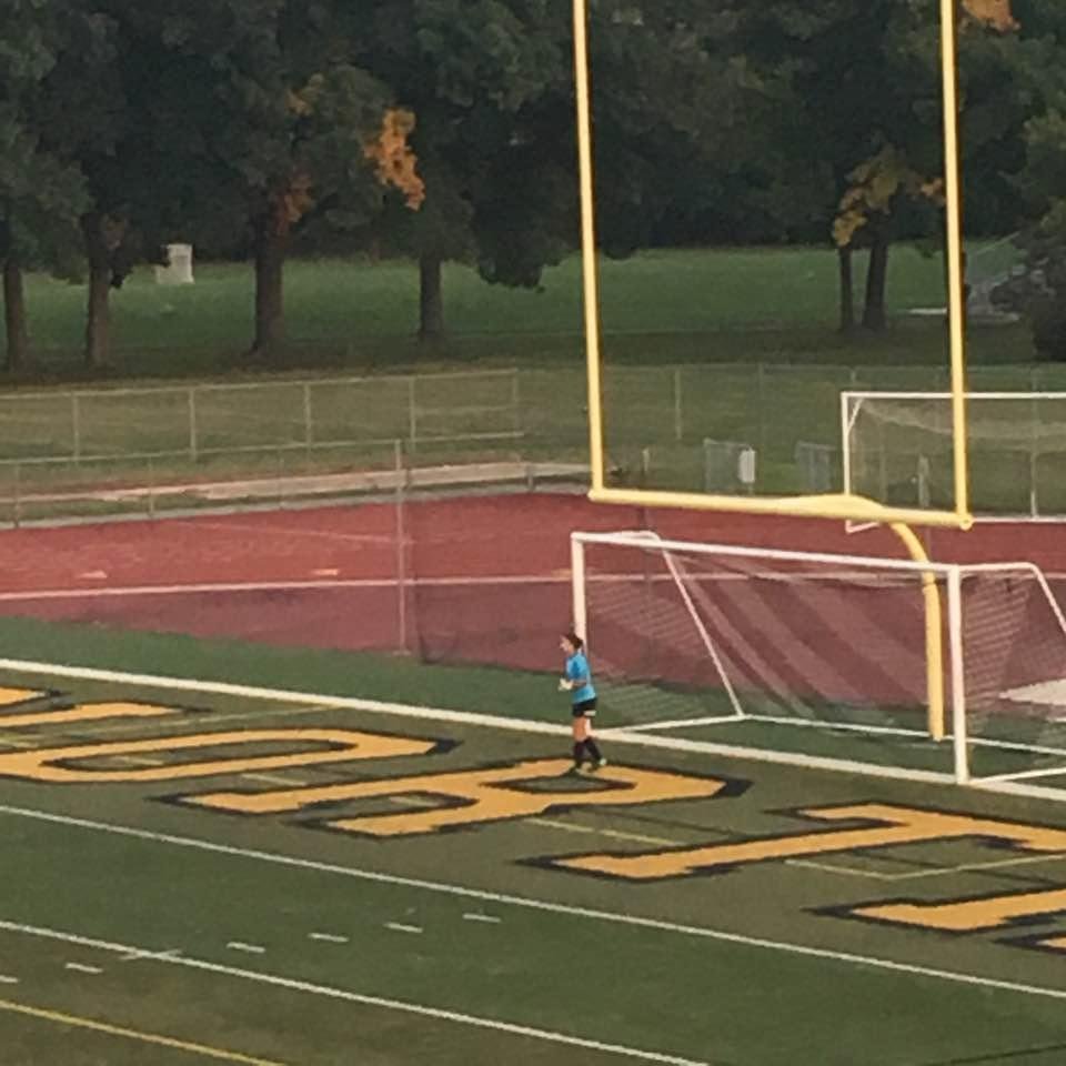 2-0 halftime lead Jillian's first game under the lights go burn