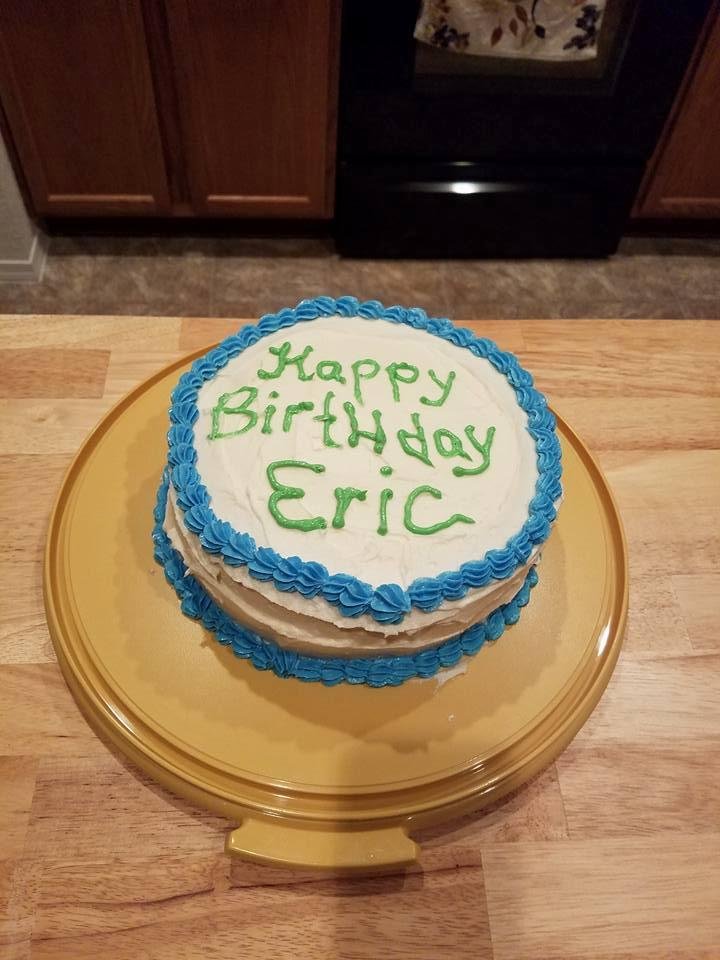 Thanks to Betty, Pat, and Tim for my 65th Birthday Dinner Party, and thanks to Pat for the homemade Birthday Cake with butter cream frosting.  Yum!