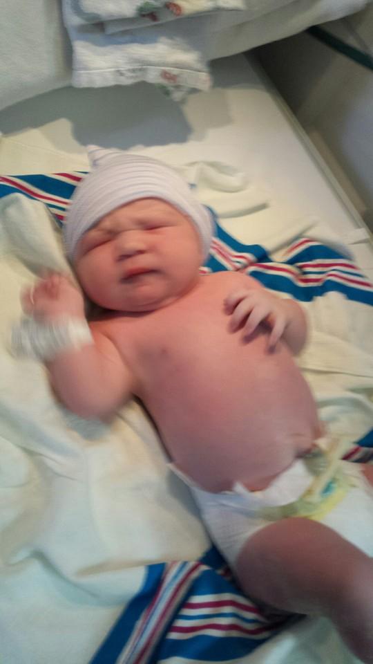 My son Austyn Moore and his wife Jackie Marie Moore second child... It's a boy...