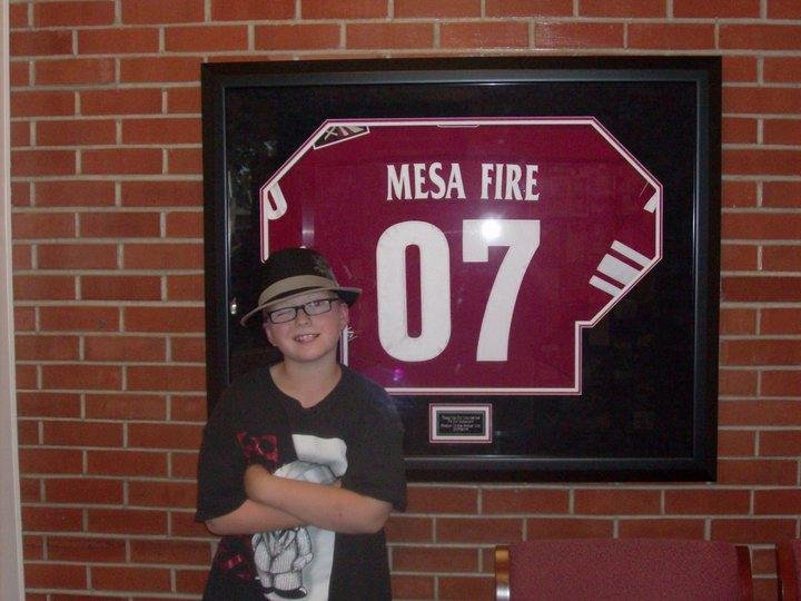 School project @ fire house! FYI Tyler got and A+ on Project! Awesome job he's so smart!