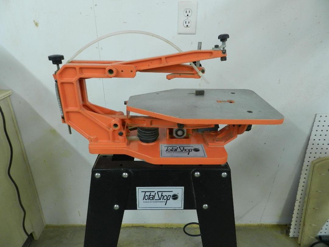 We have a Total Shop 21" Scroll Saw Model #99411 for sale... It is in excellent condition. Asking $150. Let me know if anyone is interested in purchasing.