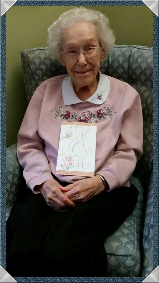 My beautiful Mom who will be 99 next month!
