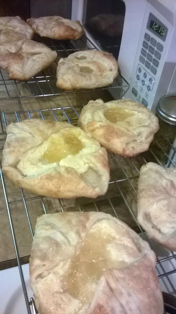Pineapple cream cheese Danish