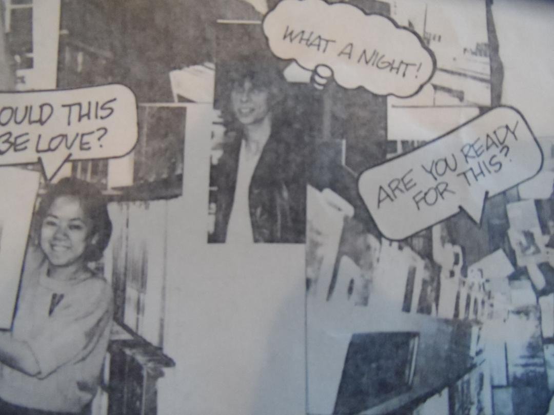Part of a photo collage ,that Bert Christmas brought by to the leg of the coop reunion that was held at Chuck's house.