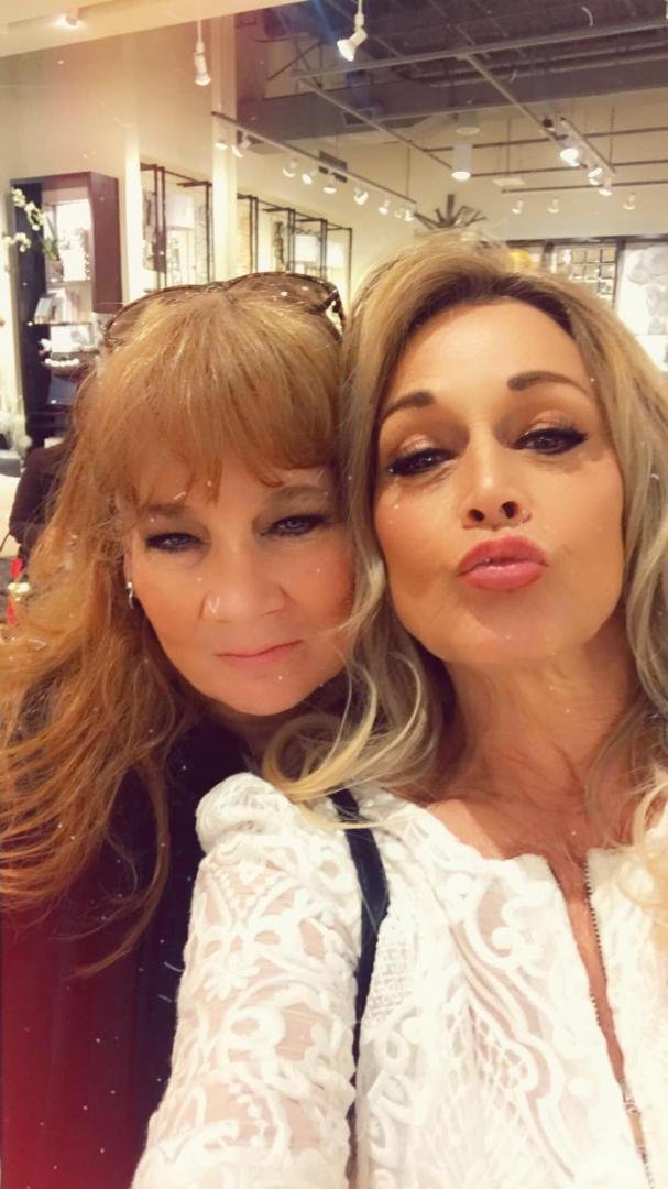 Catching up after 40+ years of friendship. Love this girl!!!!! Nothing has changed between us except the years.