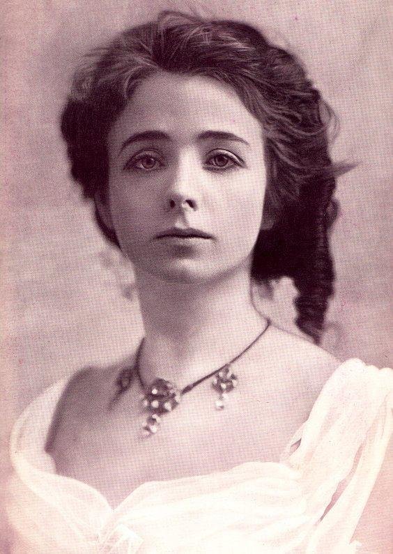 Actress Maude Adams, the inspiration for Somewhere in Time book and movie. Author  Richard Matheson was taken with her portrait.
