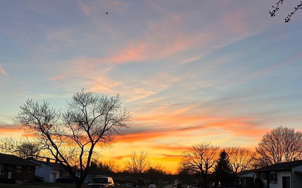 Beautiful sunset. Courtesy of Carson N