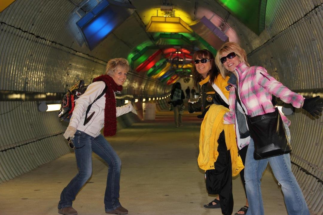 Had to share: we took this picture in the kansas speedway tunnel in April.
