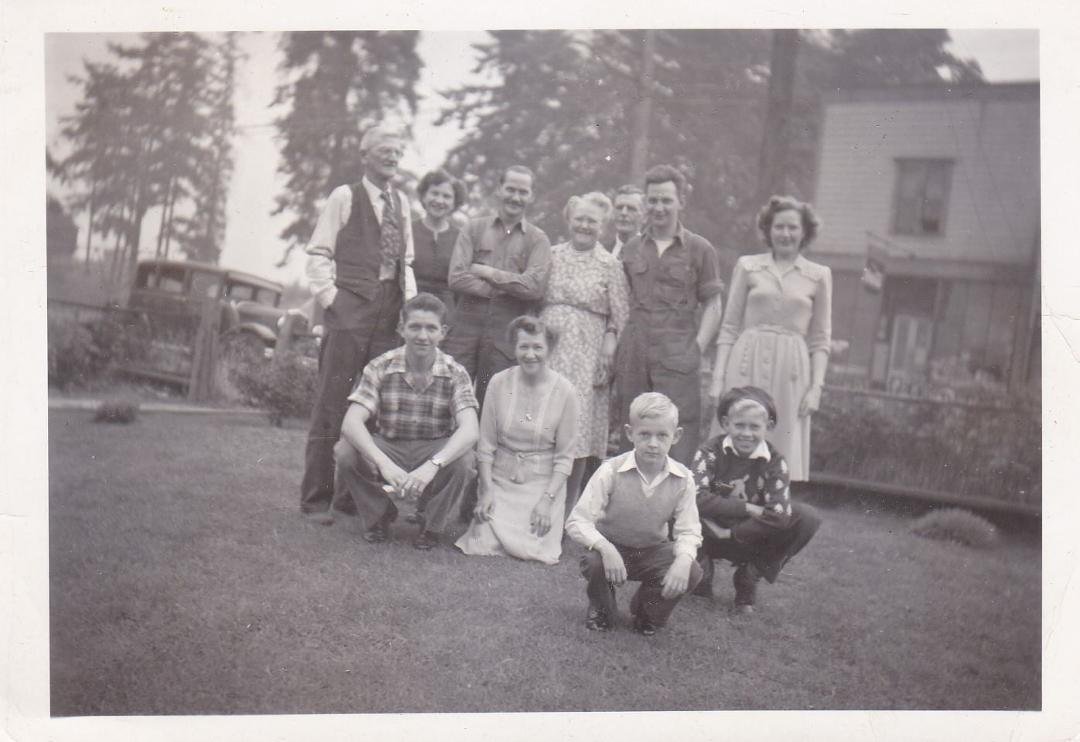 my father and brother back in nanaimo 1946 sept 29