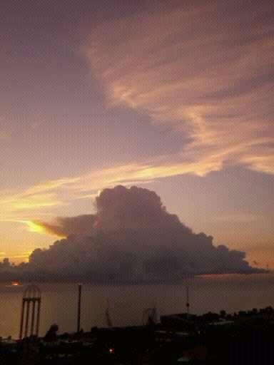 Gerald Scott's album, Storm moving in on Lake Erie
