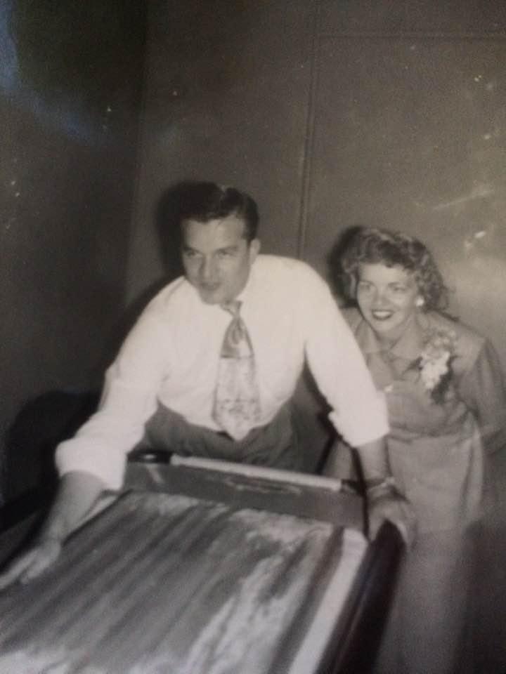 Happy 70th Anniversary Mom and Dad.I am sure you are having a Martini in Heaven today .