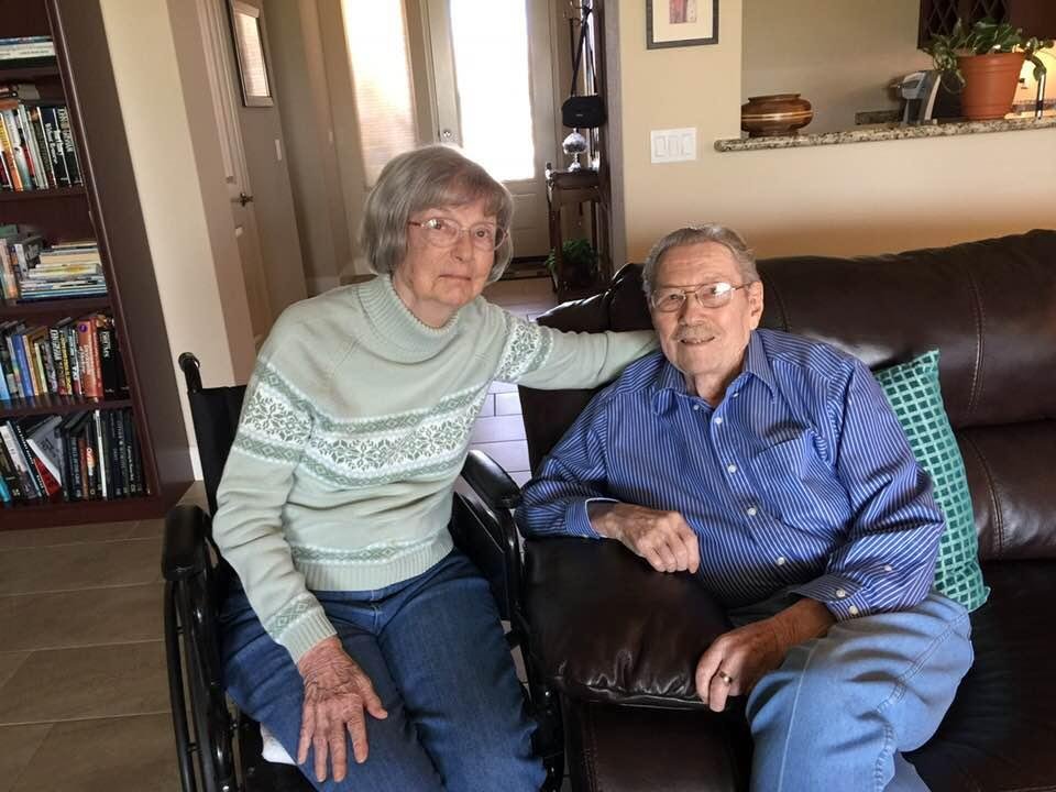 Thanksgiving with my parents! Hard to believe my Dad will be 90 years old in January. We enjoyed our Thanksgiving day together.