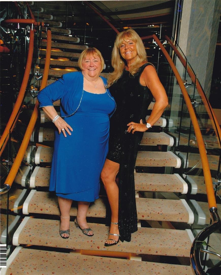 Angela Chapman and me - Family Cruise