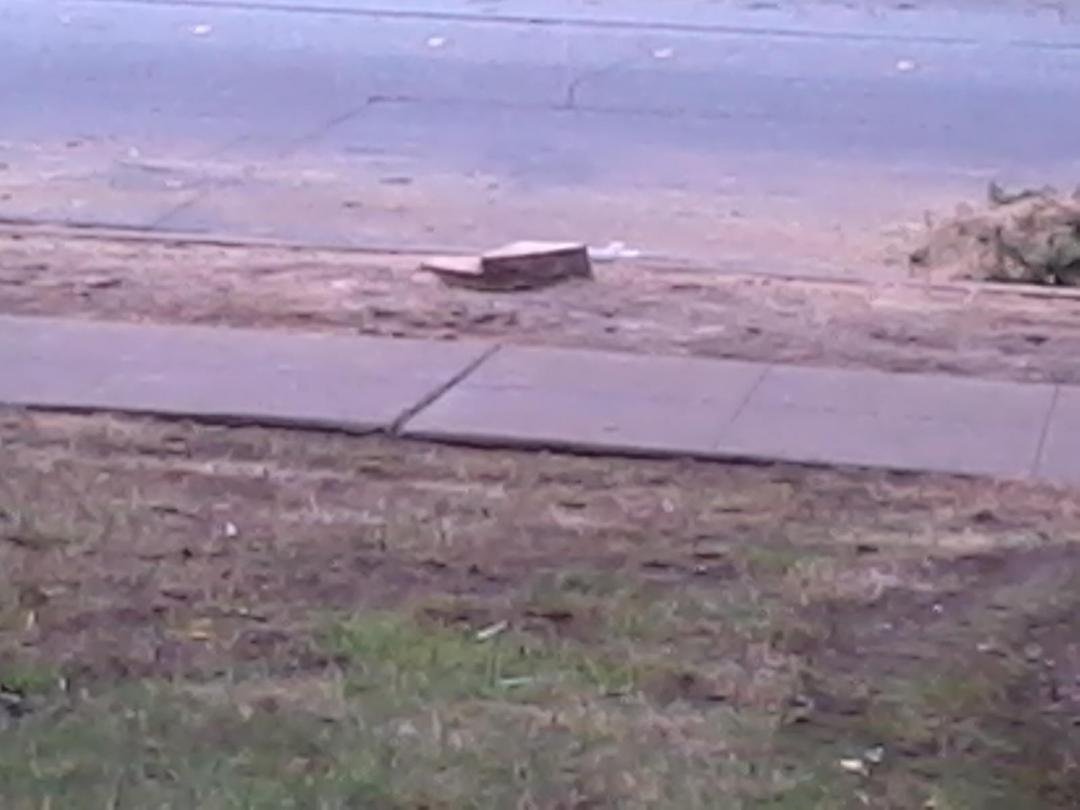 Another view..............made me sad......a tree that has been here since i was 6....gone.....