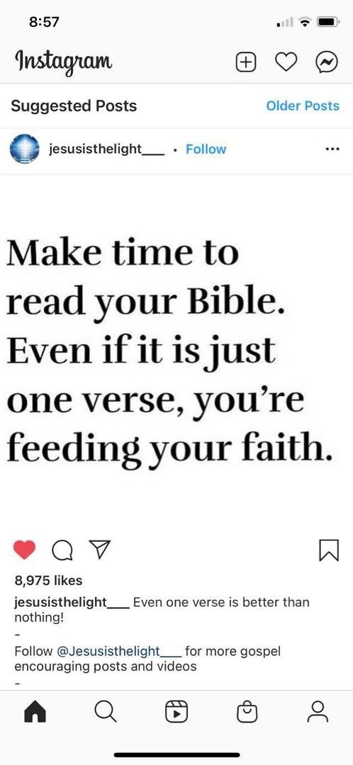 My recommendation is one chapter a day and first thing each day, before you start you day!! It’s a good habit to grow into! 😊