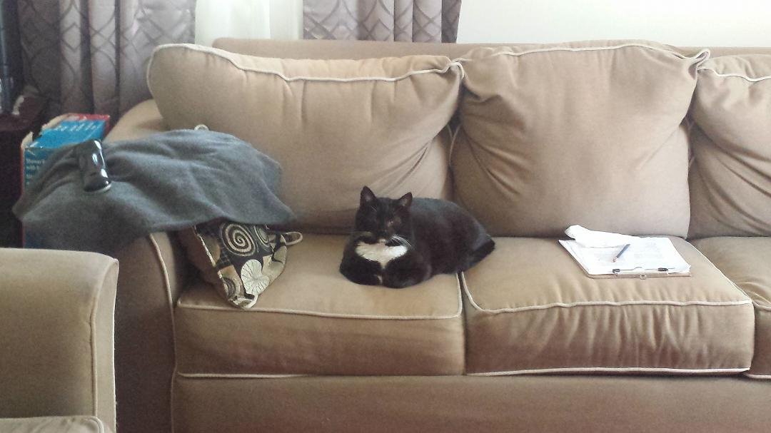 He thinks this is his private room.