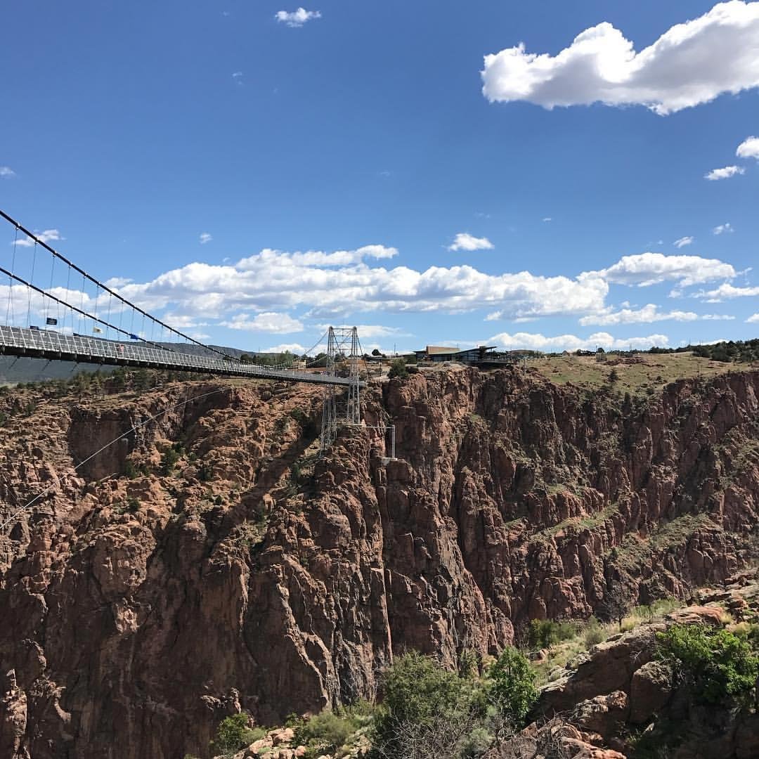 #royalgorgebridge 1st stop of road trip! Windy here!