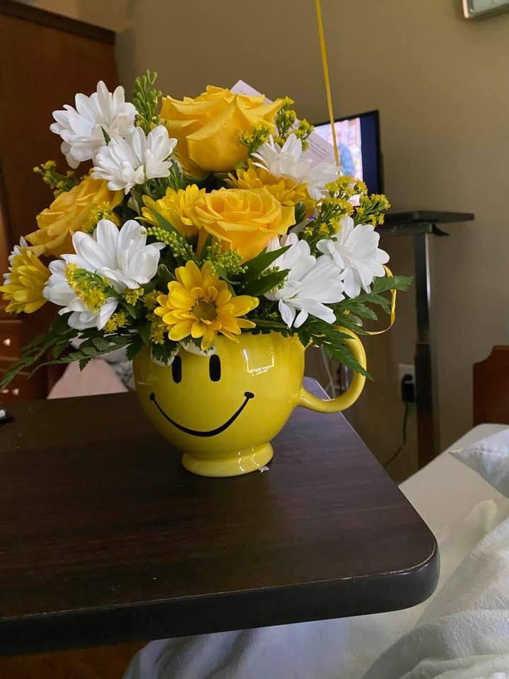 Look what was waiting for me when I got back from the er.