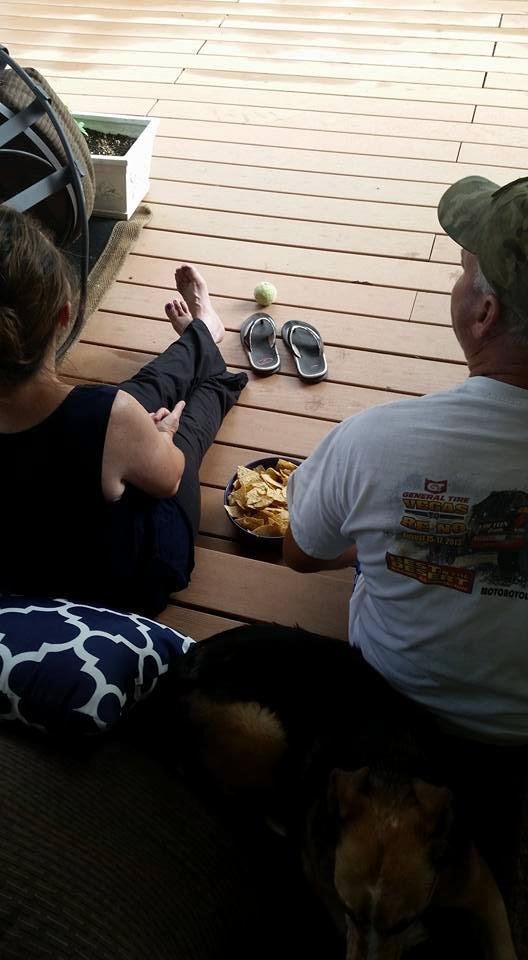 Appetizers in the rain