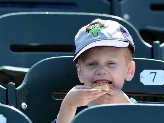 Our Landon's picture from the York Revolution was in the "What's taking place in York" April's edition. He loves the food, Downtown, Cannonball Charlie (Cannon goes BOOM1), the playground and all the great staff and fans.