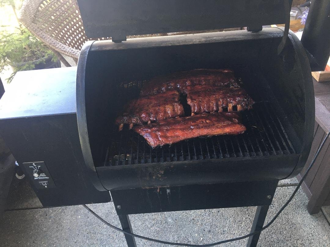 Easter Supper. Traeger 321 Ribs!