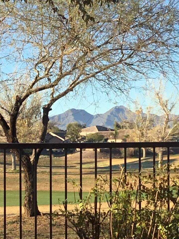 This is the view from our temp home