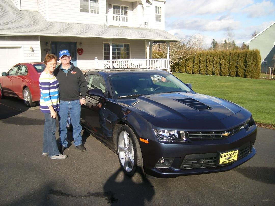 Phil and Rosemary's valentine present. A whole lot different than last year!!