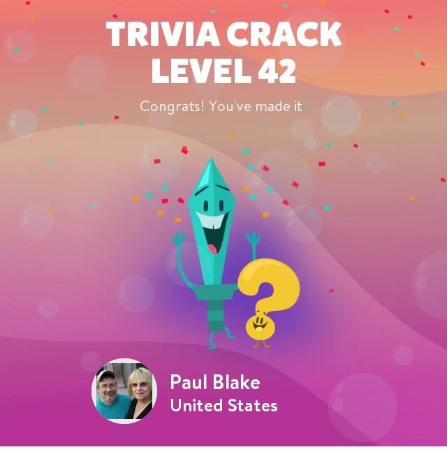 Paul Blake's album, Trivia Crack Photos