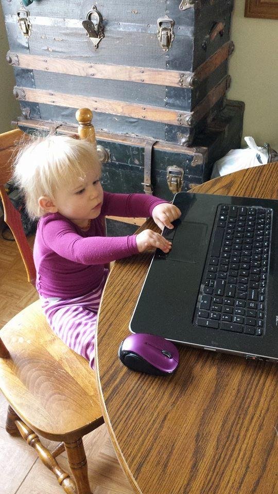 Ella typing